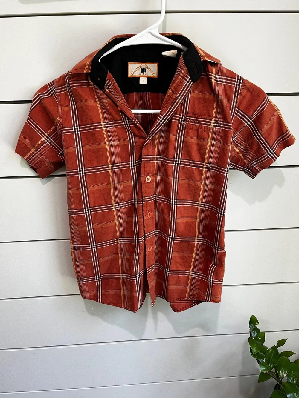 OshKosh B’gosh Boys Size 7 Button Up Shirt Bundle (3) | 100% Cotton